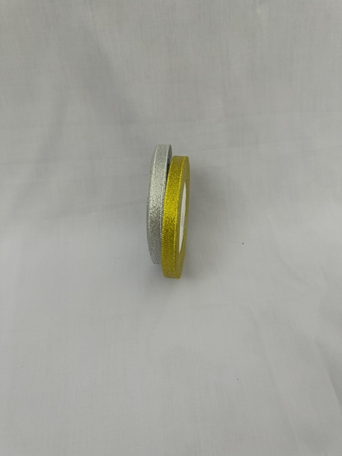 Ruy băng kim tuyến 1cm  dài 22m màu bạc và vàng/cuộn