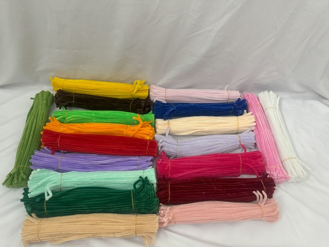 Kẽm nhung đủ màu/bó/100 cây/1 màu