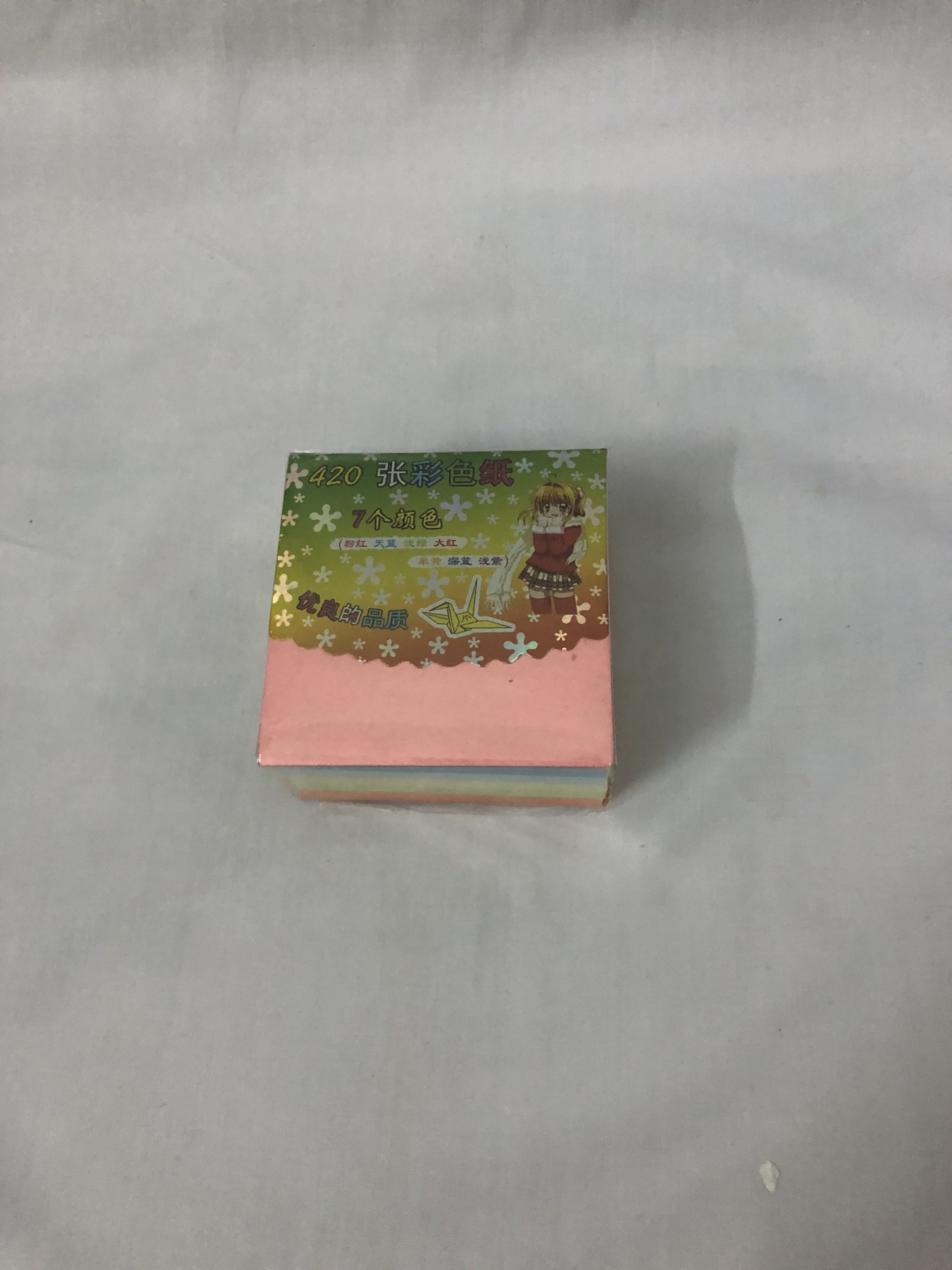 Giấy màu xếp hạc (cò), giấy thủ công origami/xấp