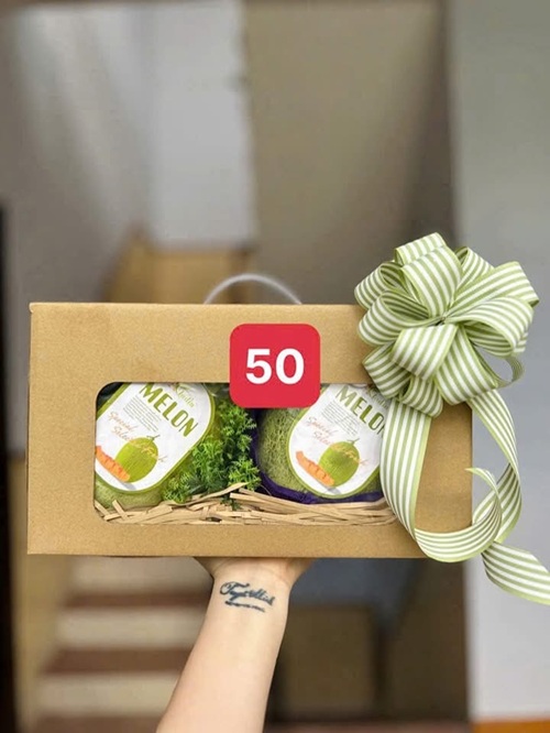 Hộp giấy để trái cây/đồ nặng có quai cầm tay/hộp