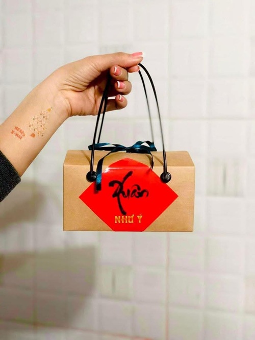 Hộp giấy kraft có quai xách để quà tặng/thực phẩm kt 7,5x15x11 cm/hộp