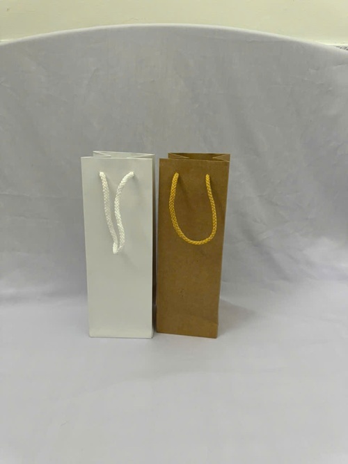 Túi giấy đựng rượu vang/chai mật ong/chai lọ đủ màu kích thước 27×9,5×9,5 cm/túi