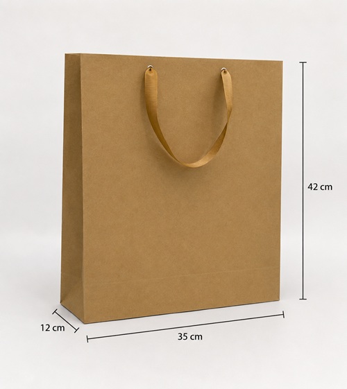 Túi giấy kraft size lớn để quà tặng/sản phẩm kích thước 42 x 35×12 cm/túi
